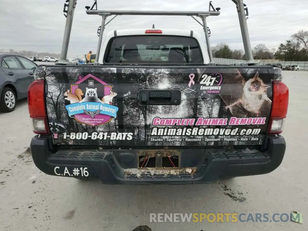 6 Photograph of a damaged car 5TFRX5GN9KX143444 TOYOTA TACOMA 2019