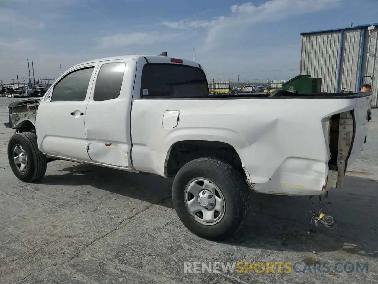 2 Photograph of a damaged car 5TFRX5GN9KX147378 TOYOTA TACOMA 2019