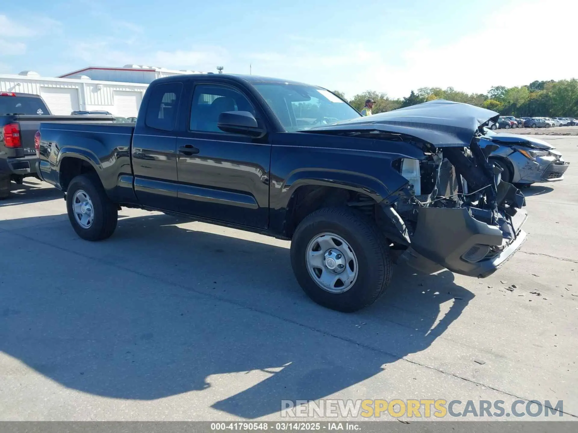 1 Photograph of a damaged car 5TFRX5GN9KX151043 TOYOTA TACOMA 2019