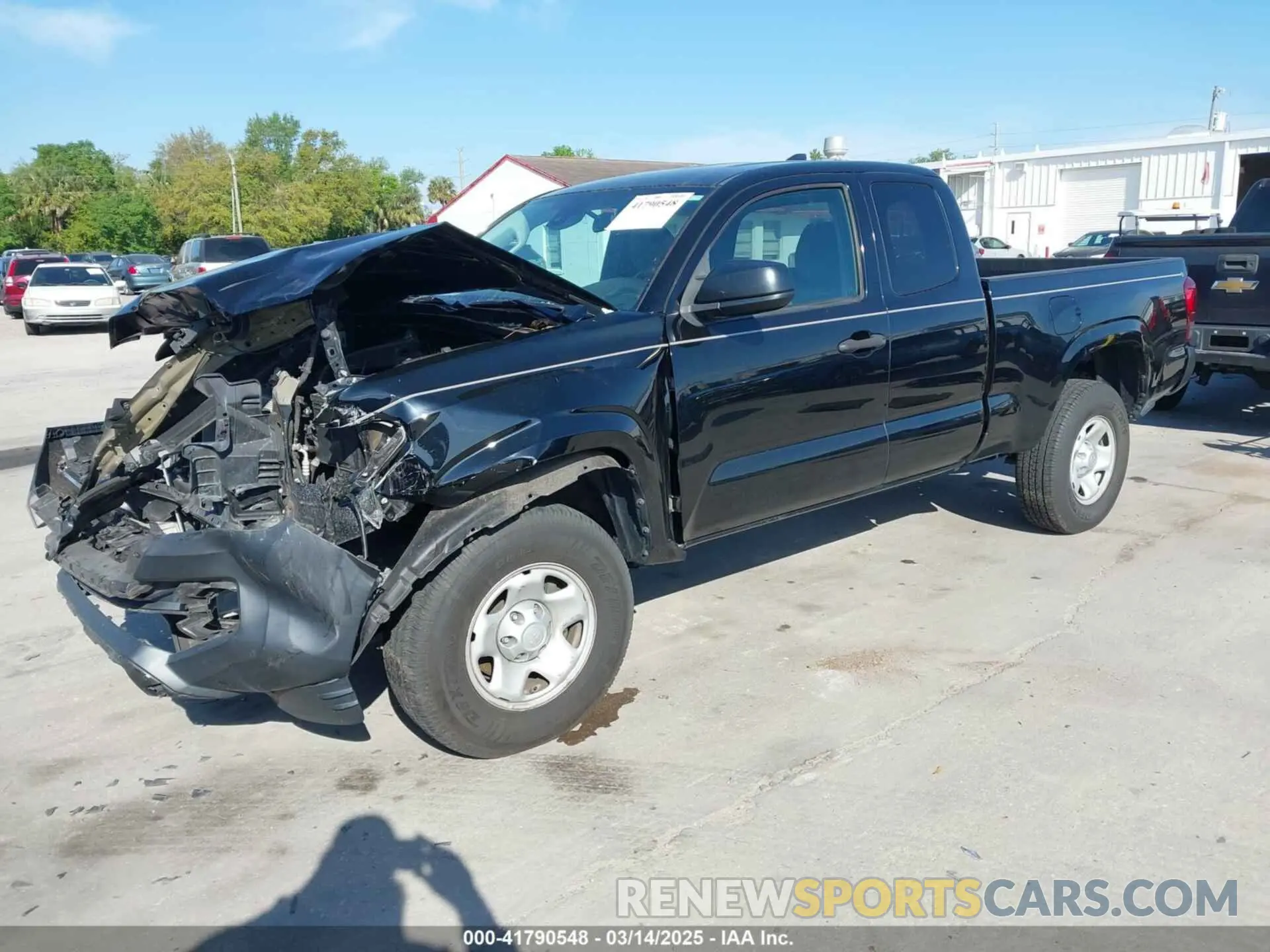 2 Photograph of a damaged car 5TFRX5GN9KX151043 TOYOTA TACOMA 2019