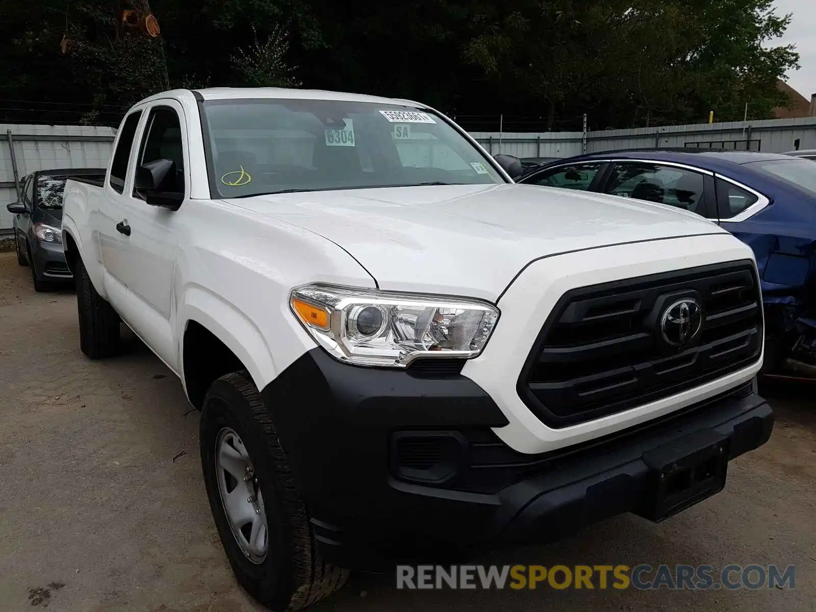 1 Photograph of a damaged car 5TFRX5GN9KX155223 TOYOTA TACOMA 2019