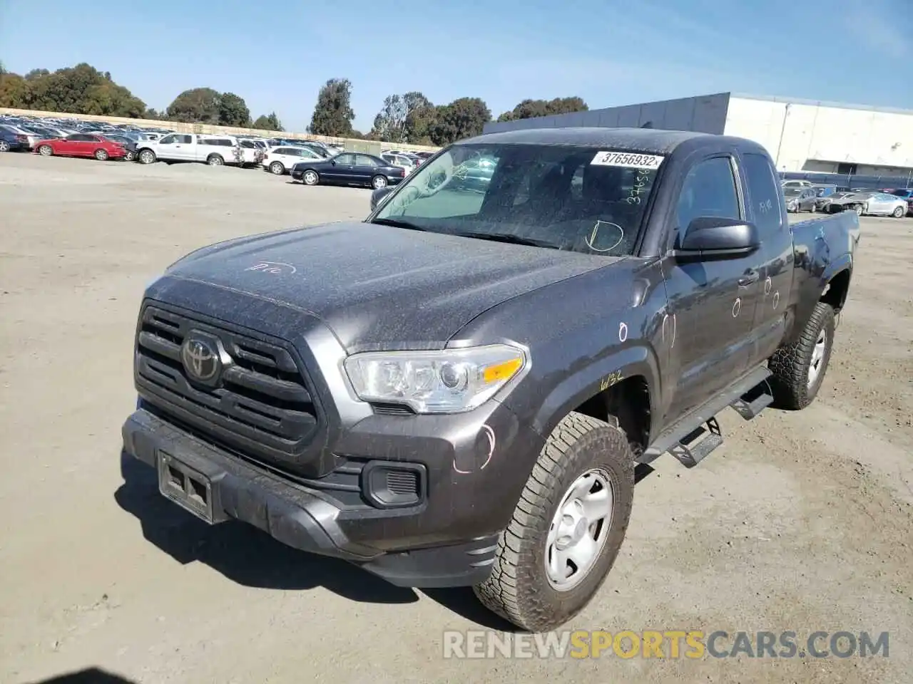 2 Photograph of a damaged car 5TFRX5GN9KX165041 TOYOTA TACOMA 2019