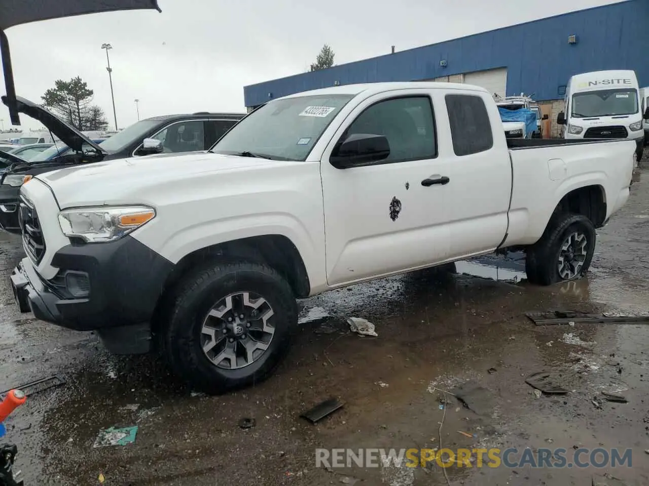 1 Photograph of a damaged car 5TFRX5GNXKX145588 TOYOTA TACOMA 2019