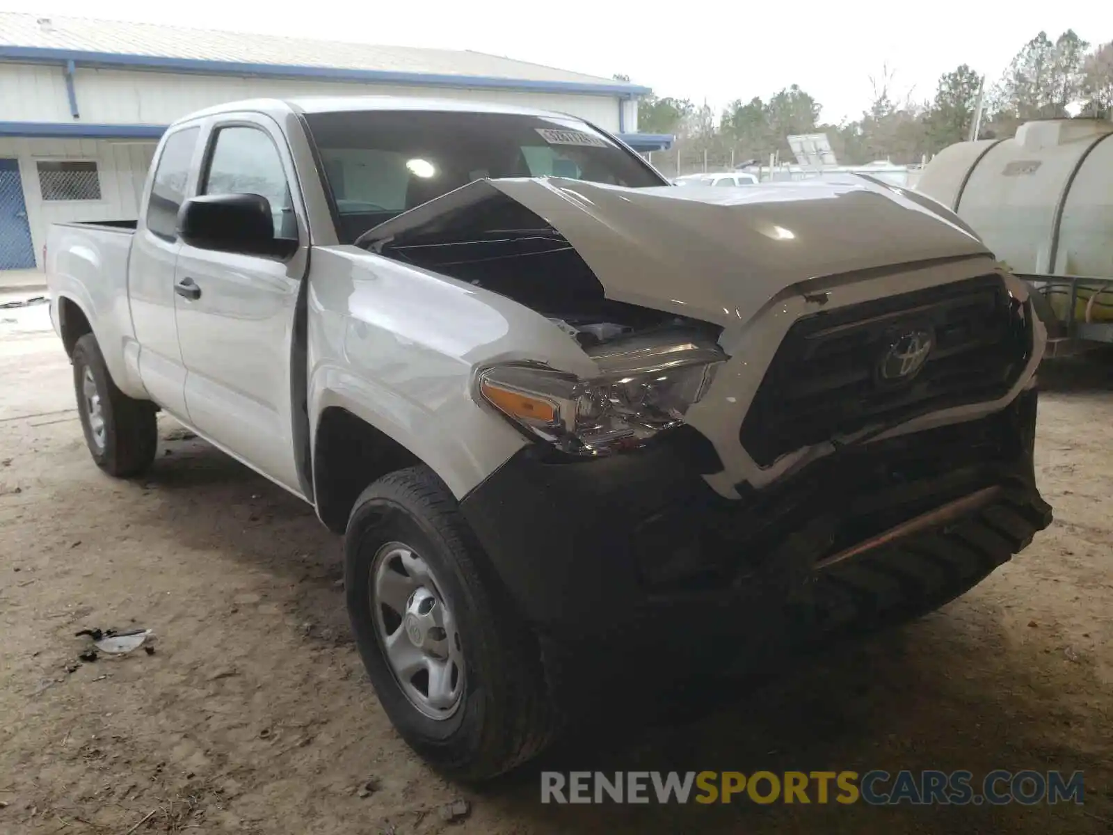 1 Photograph of a damaged car 5TFRX5GNXKX146210 TOYOTA TACOMA 2019