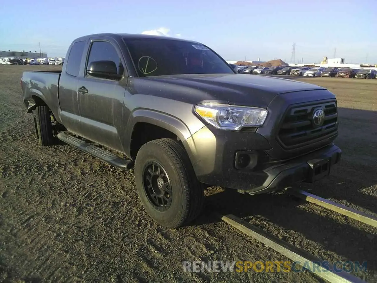 1 Photograph of a damaged car 5TFRX5GNXKX152234 TOYOTA TACOMA 2019