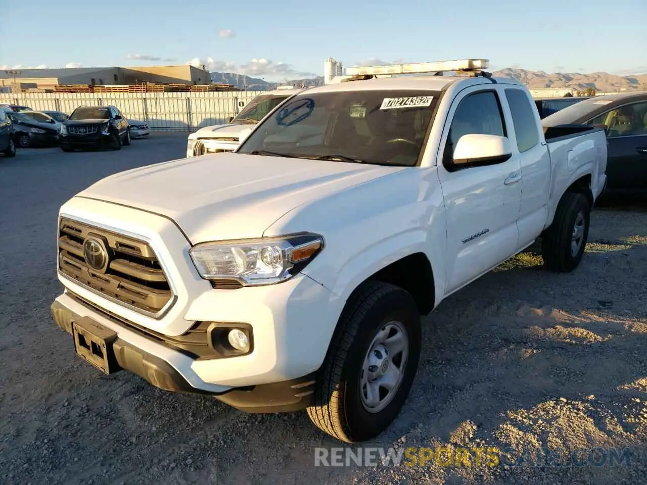 1 Photograph of a damaged car 5TFRX5GNXKX158504 TOYOTA TACOMA 2019