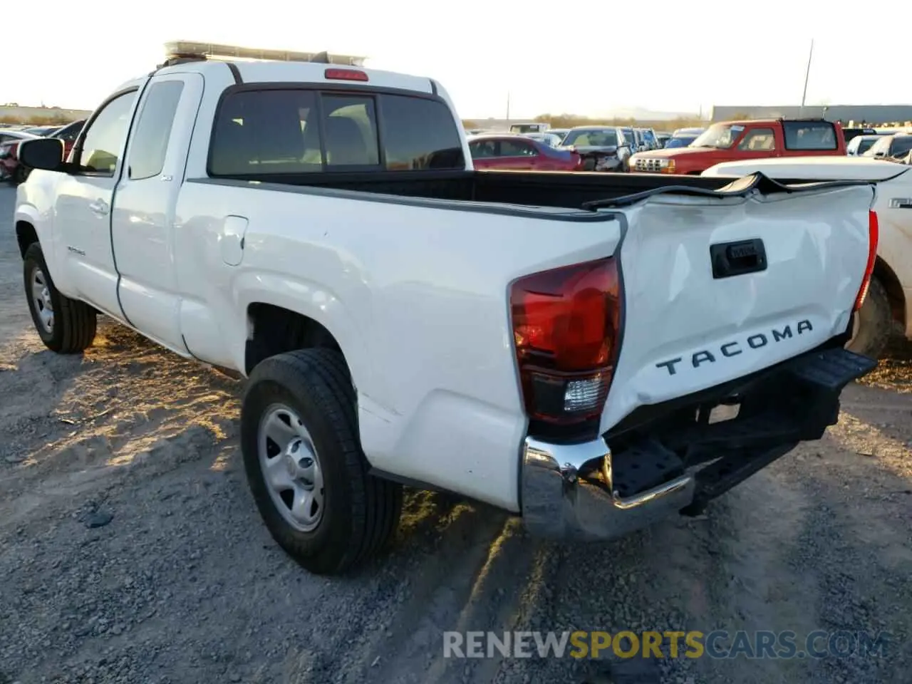 2 Photograph of a damaged car 5TFRX5GNXKX158504 TOYOTA TACOMA 2019