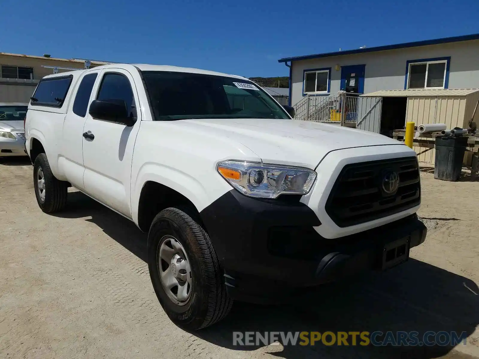 1 Photograph of a damaged car 5TFRX5GNXKX162276 TOYOTA TACOMA 2019