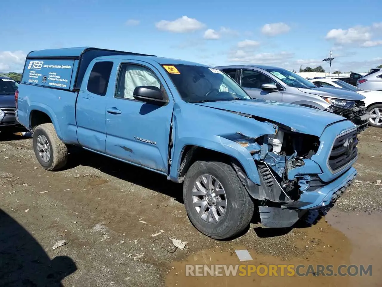 4 Photograph of a damaged car 5TFRZ5CN0KX085823 TOYOTA TACOMA 2019