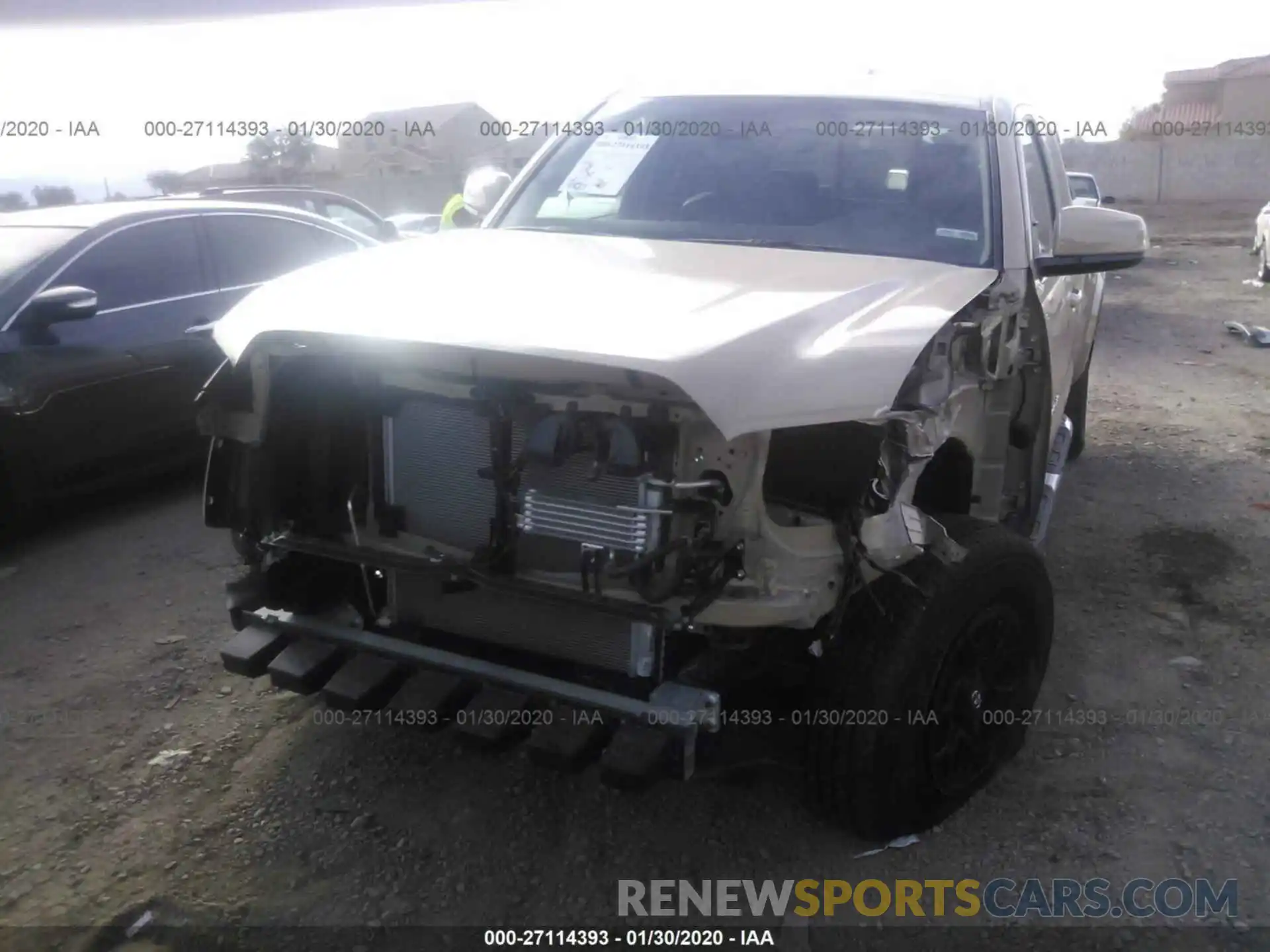 6 Photograph of a damaged car 5TFRZ5CN0KX086972 TOYOTA TACOMA 2019