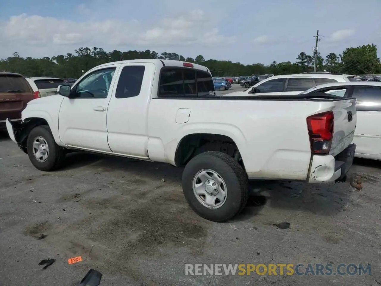 2 Photograph of a damaged car 5TFRZ5CN3KX075965 TOYOTA TACOMA 2019