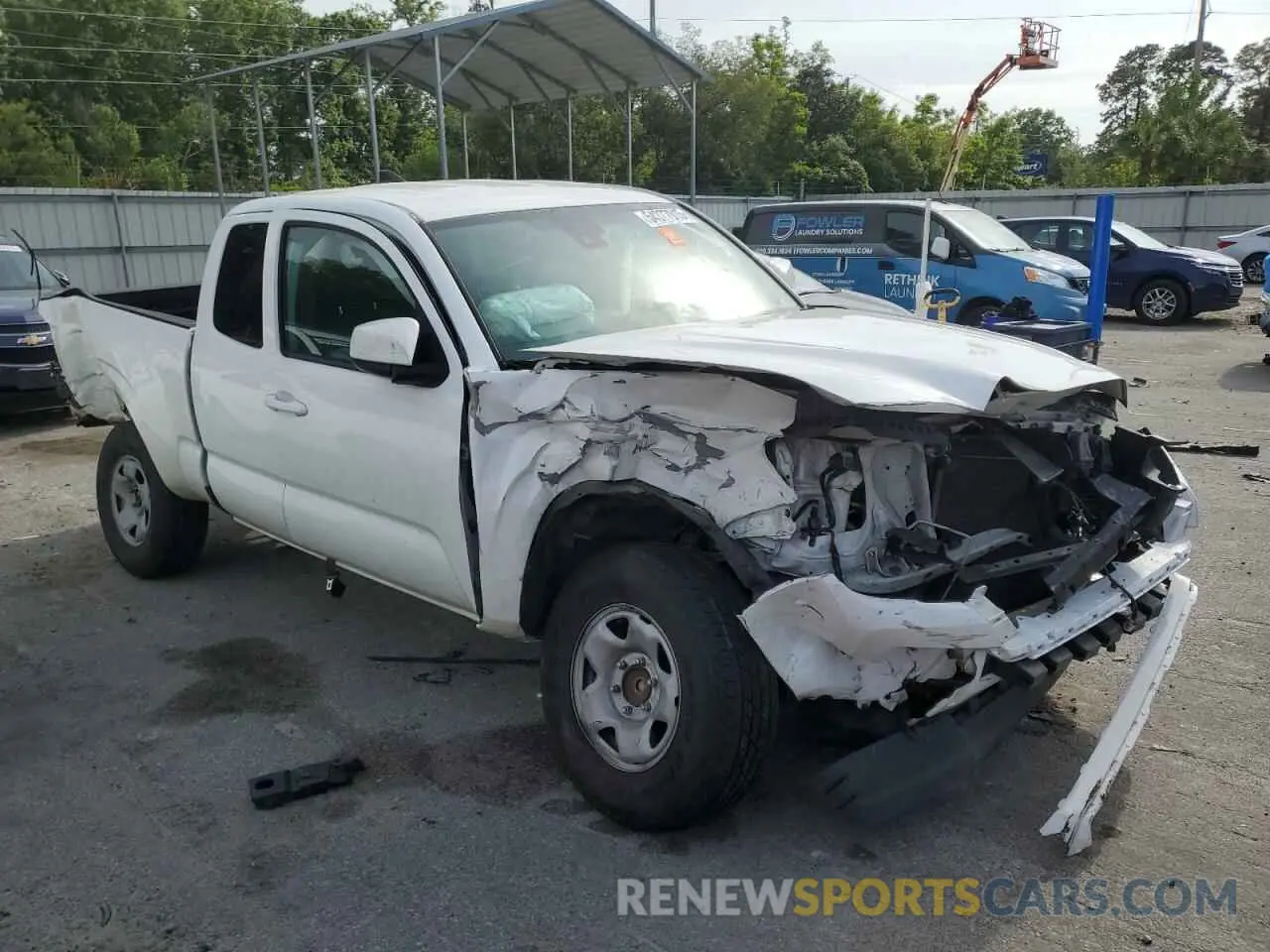 4 Photograph of a damaged car 5TFRZ5CN3KX075965 TOYOTA TACOMA 2019