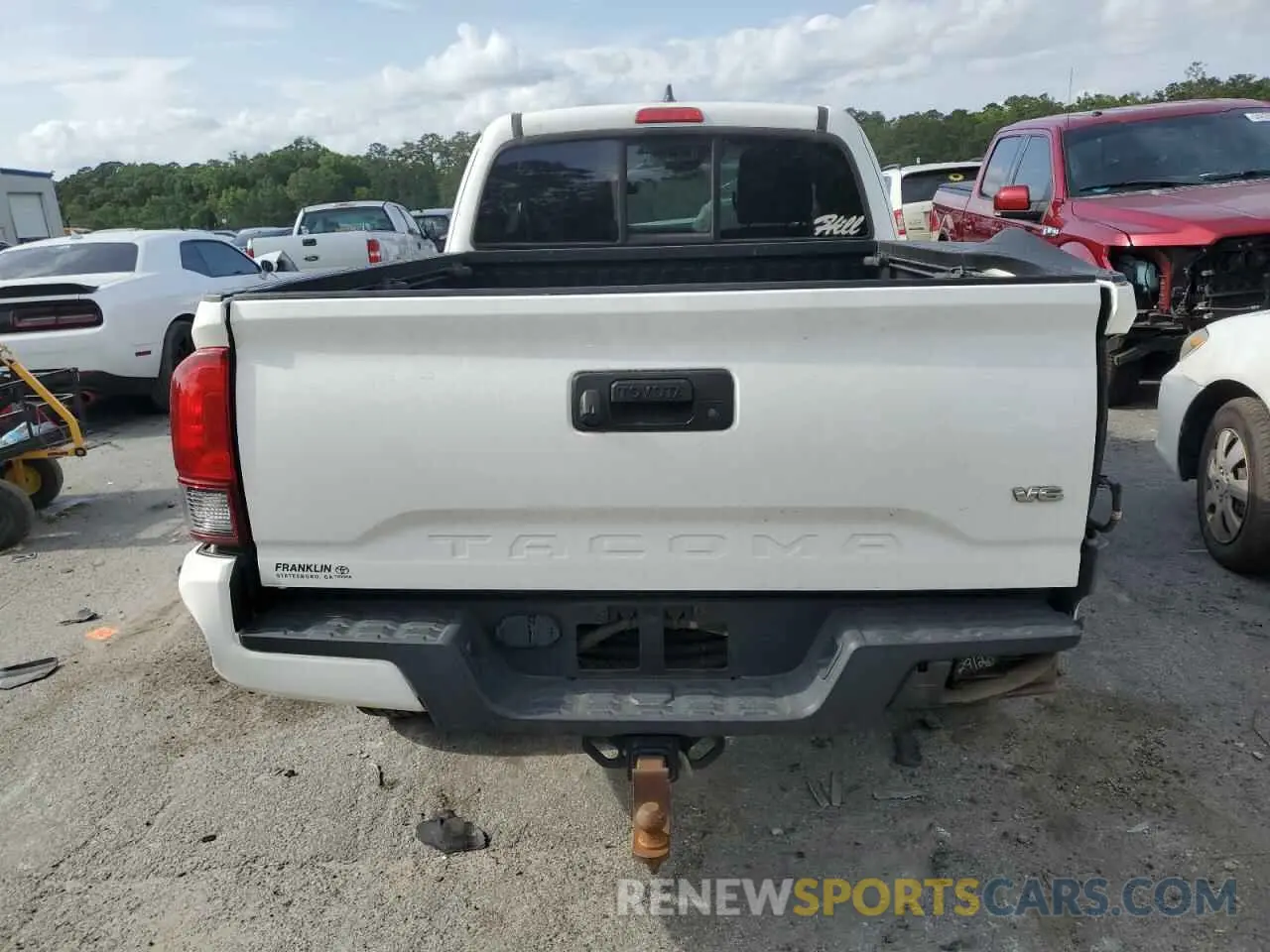 6 Photograph of a damaged car 5TFRZ5CN3KX075965 TOYOTA TACOMA 2019
