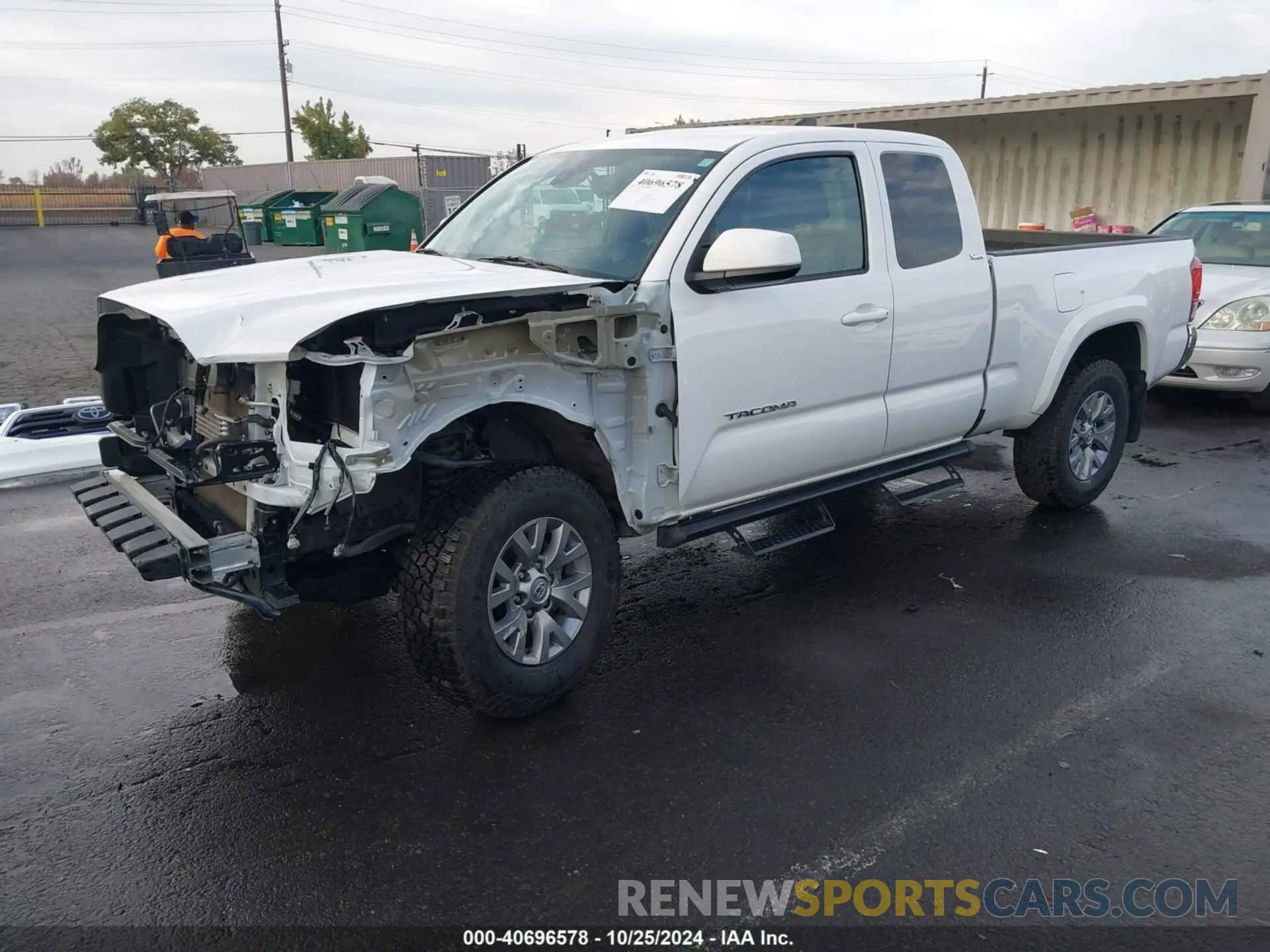 2 Photograph of a damaged car 5TFRZ5CN3KX085007 TOYOTA TACOMA 2019
