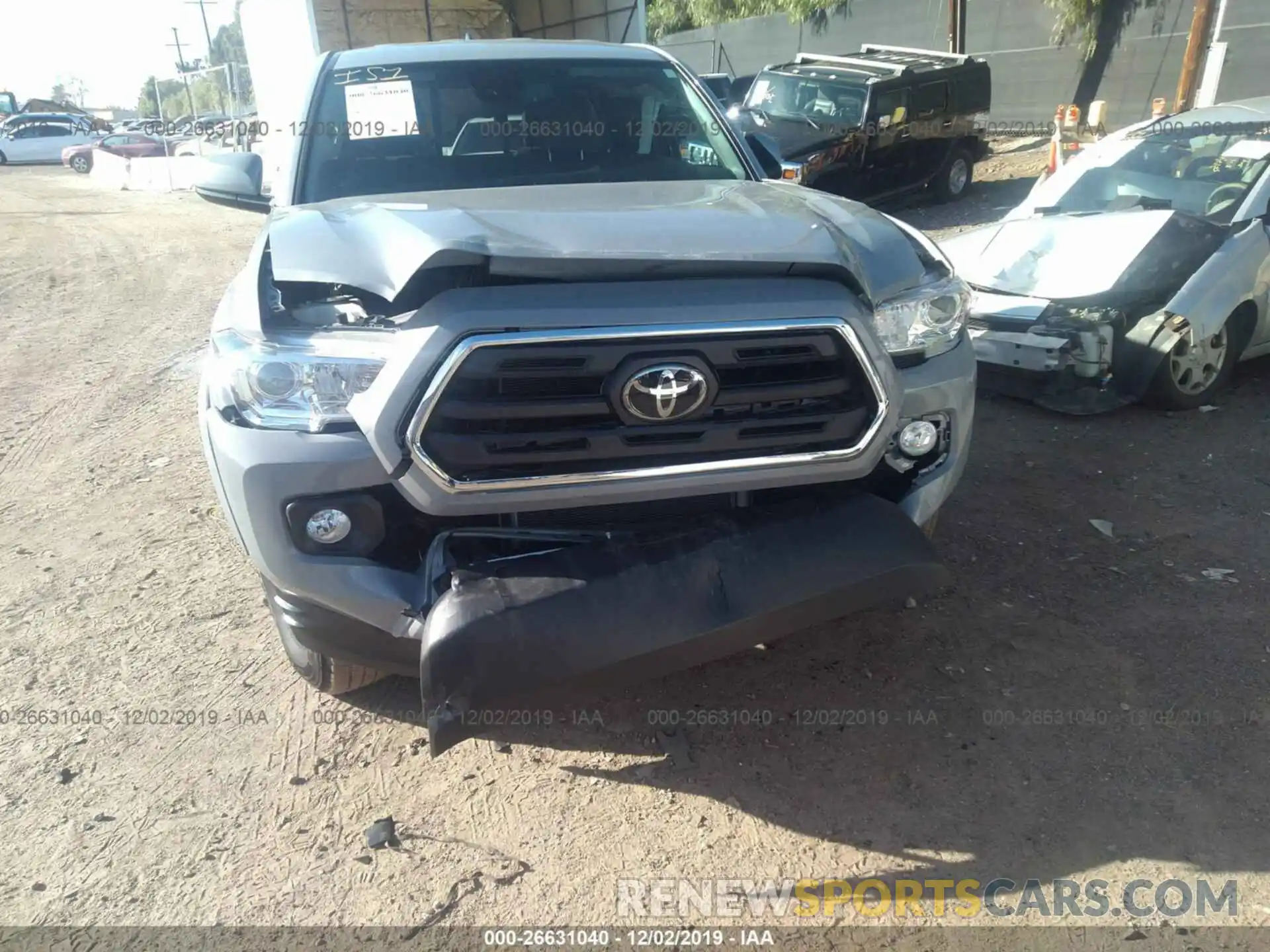 6 Photograph of a damaged car 5TFRZ5CN4KX074243 TOYOTA TACOMA 2019