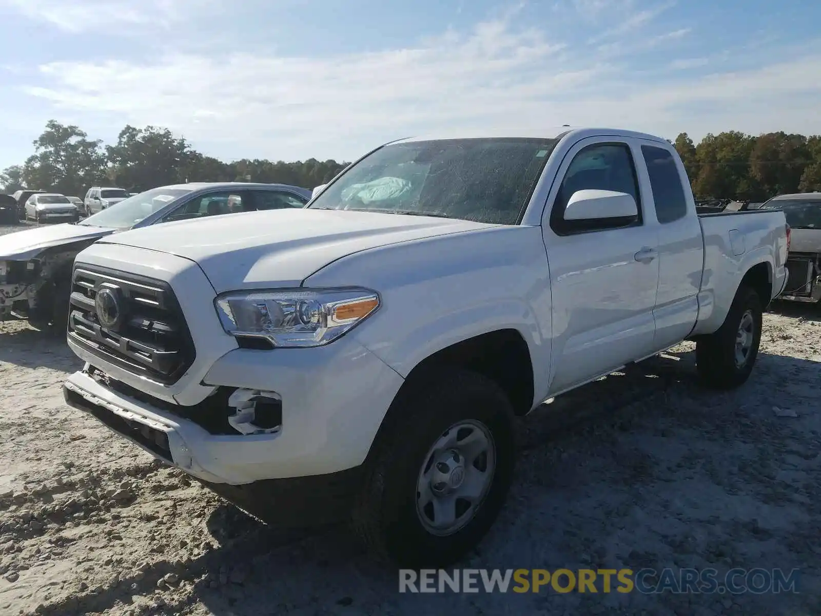 2 Photograph of a damaged car 5TFRZ5CNXKX085120 TOYOTA TACOMA 2019