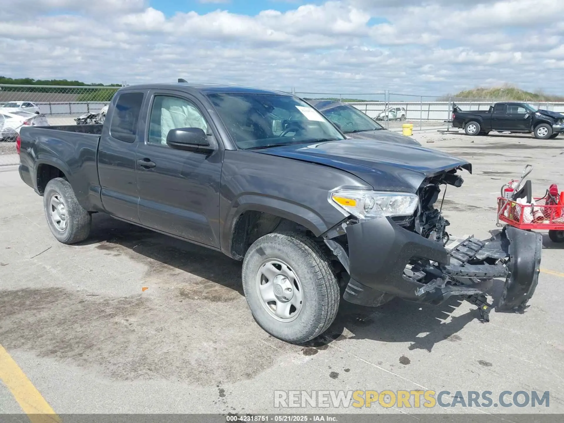 1 Photograph of a damaged car 5TFSX5EN4KX070181 TOYOTA TACOMA 2019