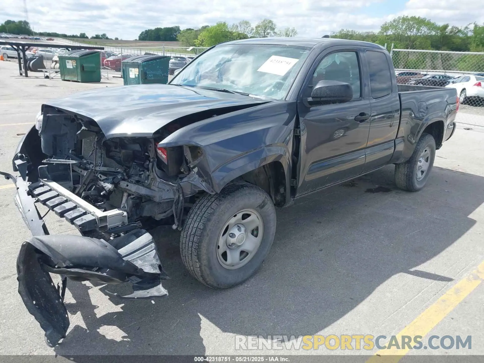 2 Photograph of a damaged car 5TFSX5EN4KX070181 TOYOTA TACOMA 2019