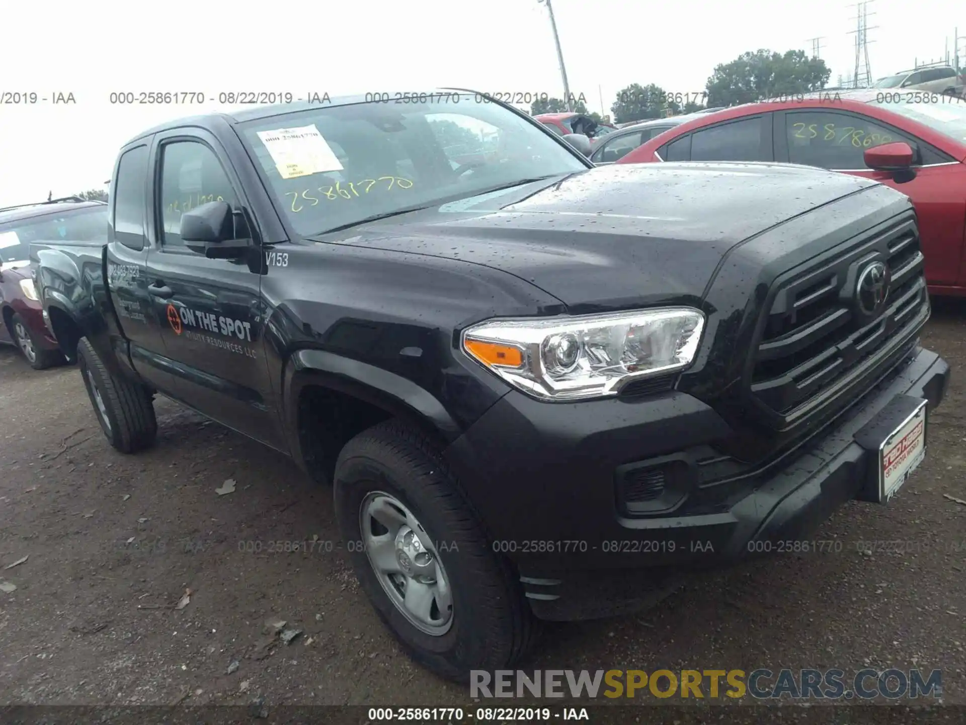 1 Photograph of a damaged car 5TFSX5EN5KX067418 TOYOTA TACOMA 2019