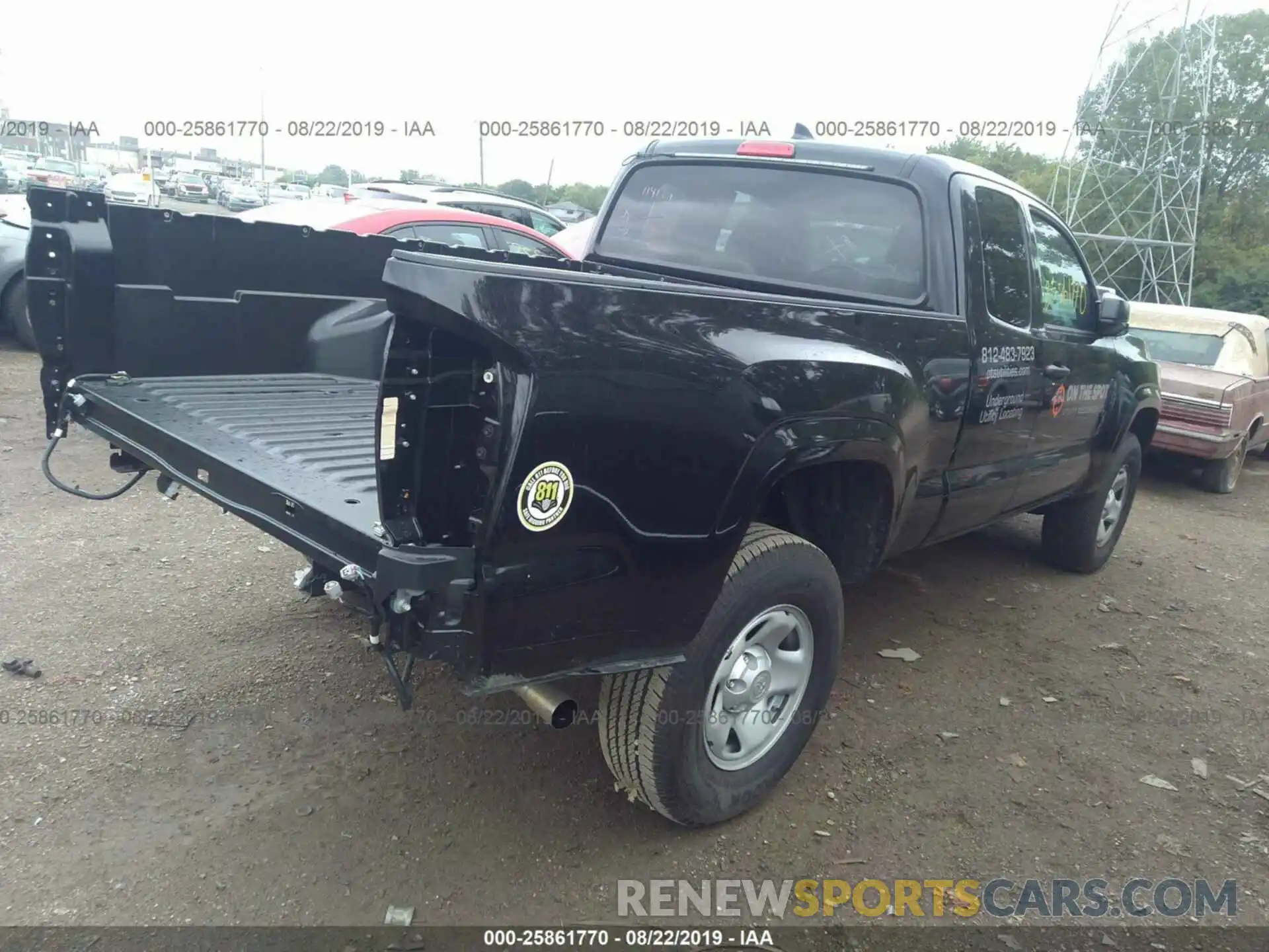 4 Photograph of a damaged car 5TFSX5EN5KX067418 TOYOTA TACOMA 2019