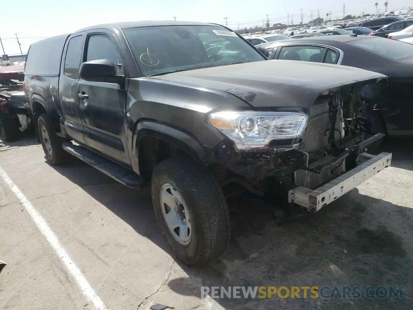 1 Photograph of a damaged car 5TFSX5EN7KX065055 TOYOTA TACOMA 2019