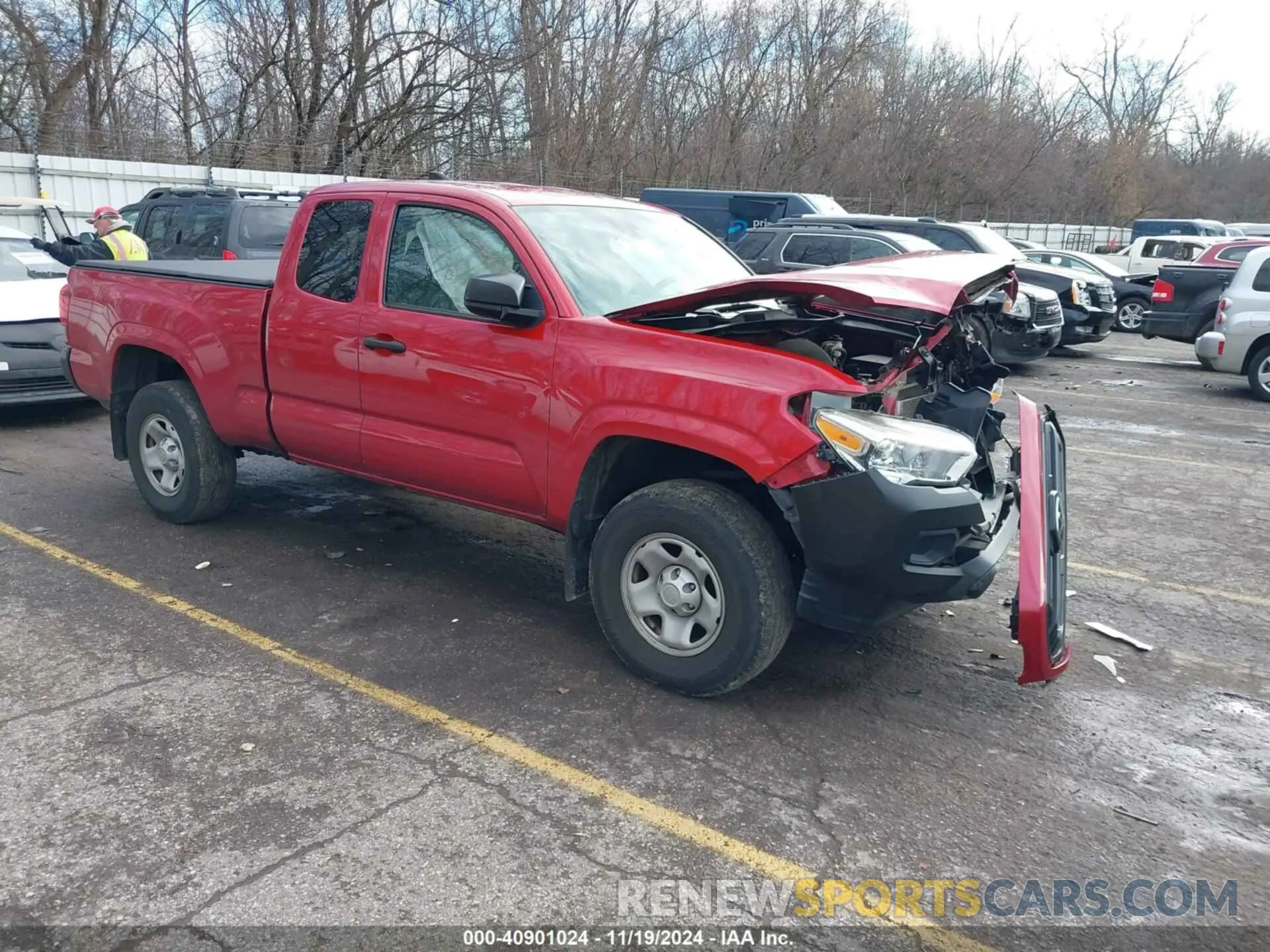 1 Photograph of a damaged car 5TFSX5ENXKX064059 TOYOTA TACOMA 2019