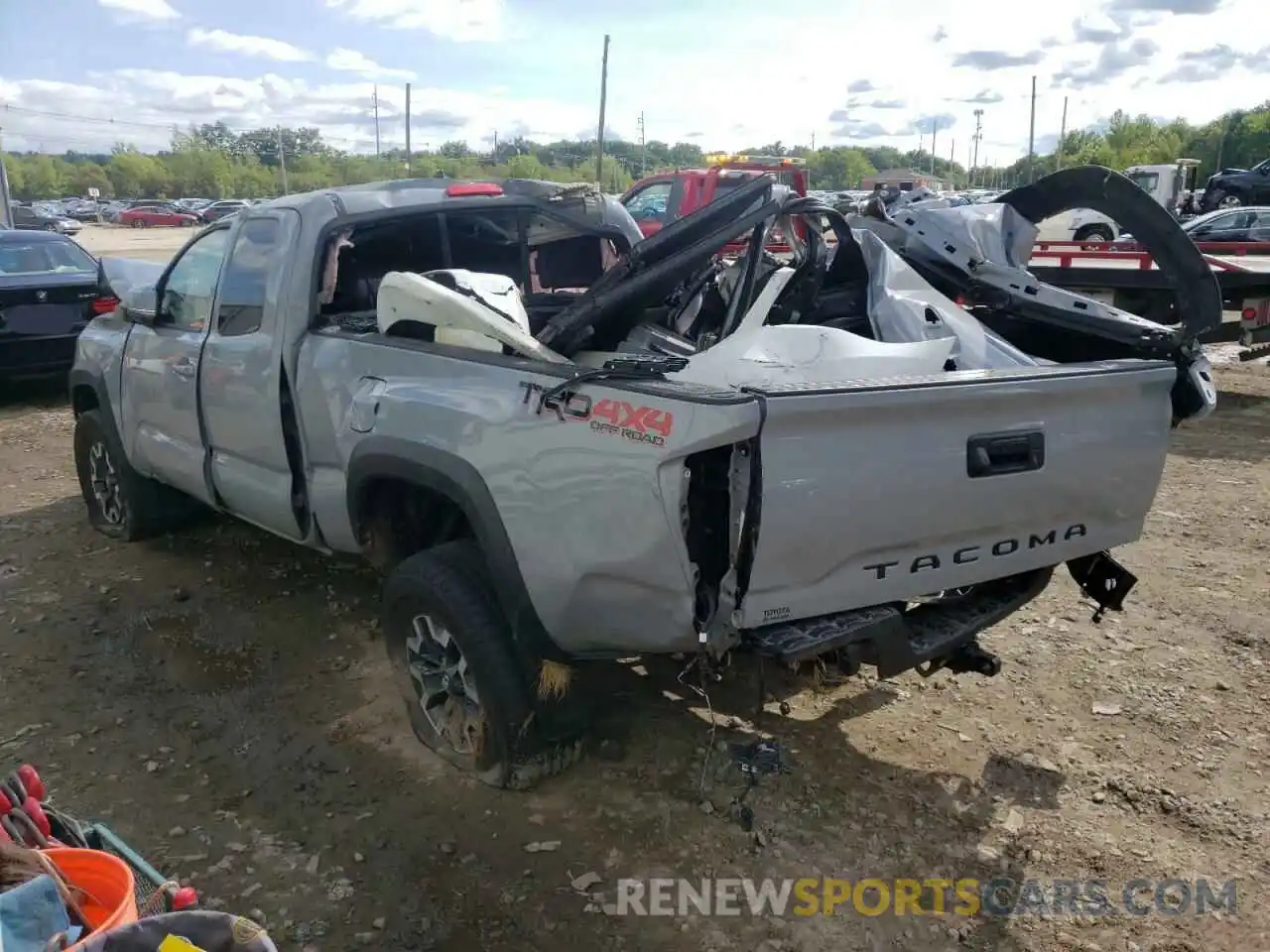 3 Photograph of a damaged car 5TFSZ5AN0KX175591 TOYOTA TACOMA 2019