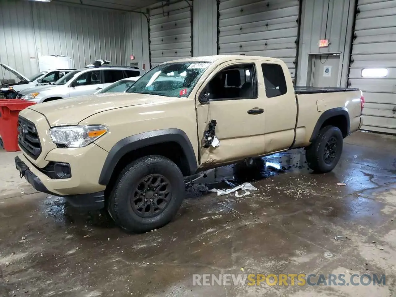 1 Photograph of a damaged car 5TFSZ5AN0KX186851 TOYOTA TACOMA 2019