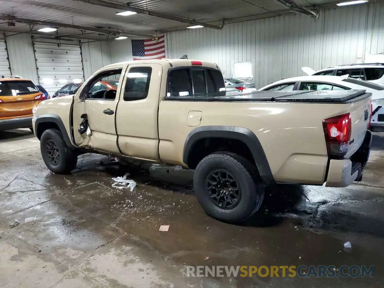 2 Photograph of a damaged car 5TFSZ5AN0KX186851 TOYOTA TACOMA 2019