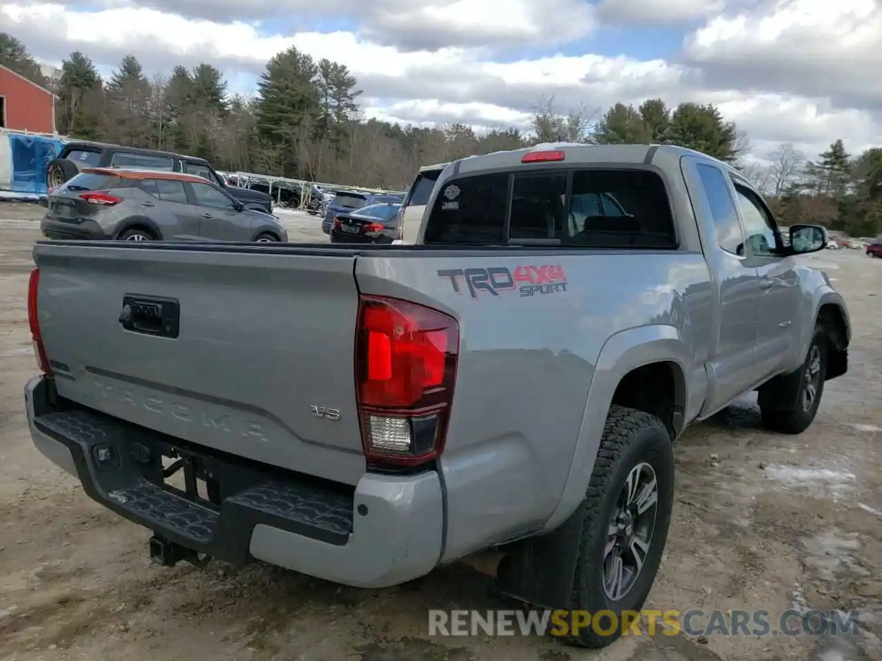 4 Photograph of a damaged car 5TFSZ5AN1KX169492 TOYOTA TACOMA 2019