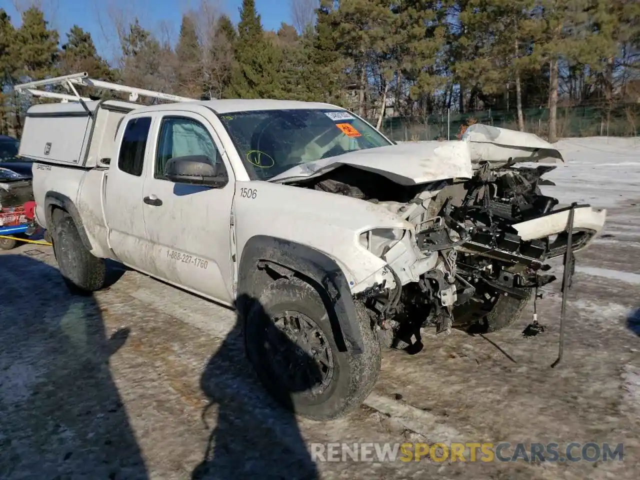 1 Photograph of a damaged car 5TFSZ5AN1KX173168 TOYOTA TACOMA 2019