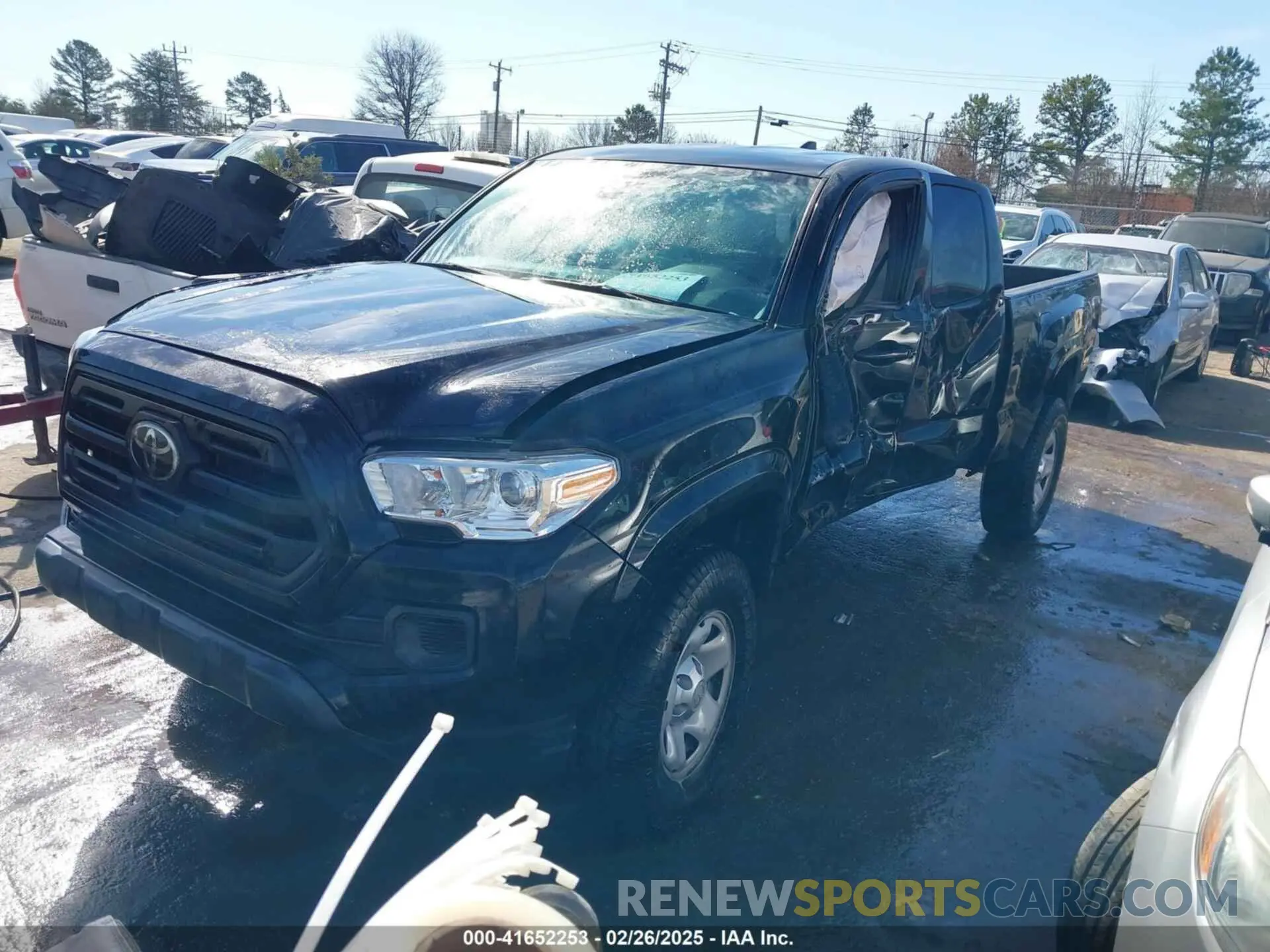 2 Photograph of a damaged car 5TFSZ5AN1KX180802 TOYOTA TACOMA 2019
