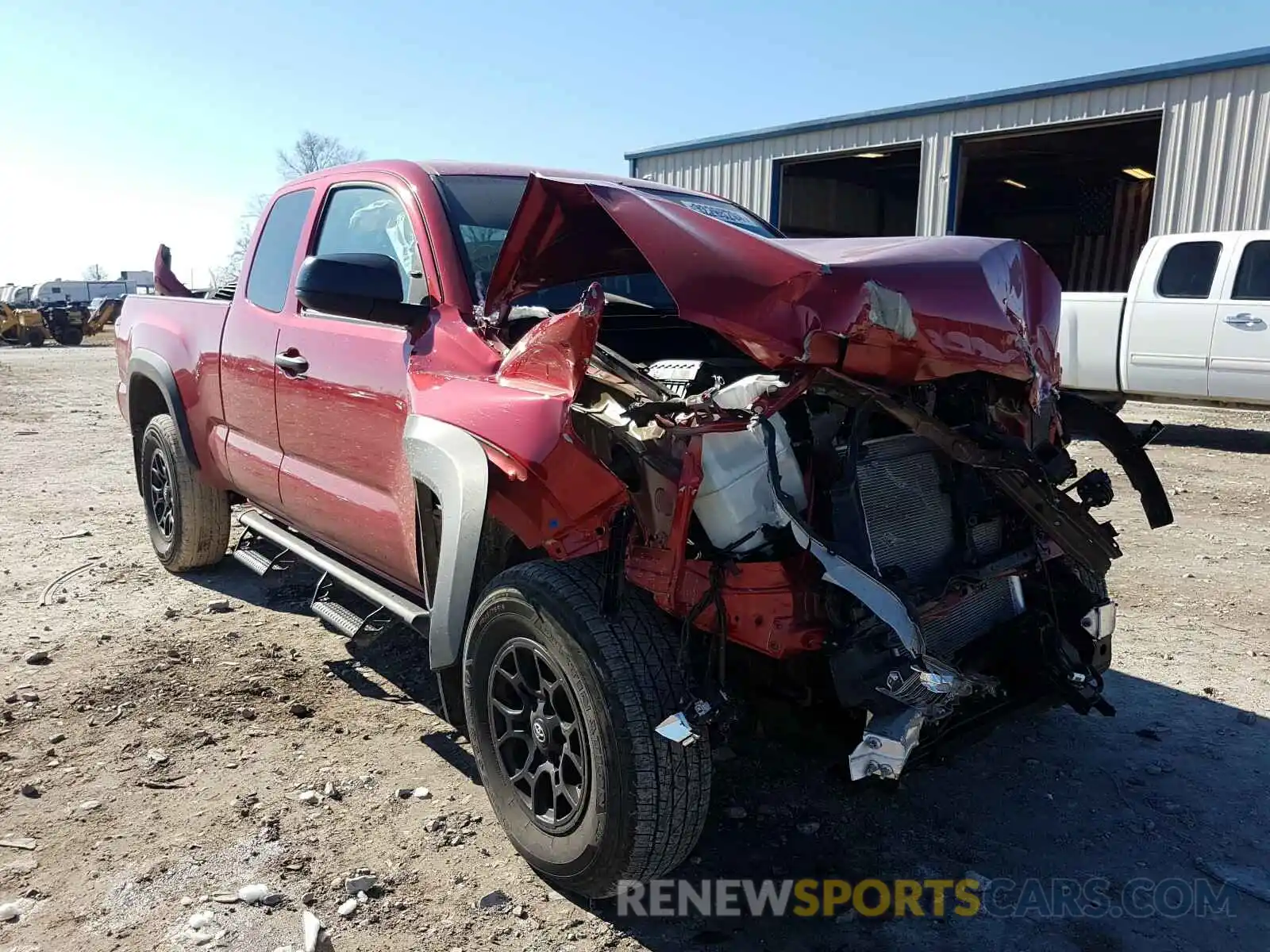 1 Photograph of a damaged car 5TFSZ5AN2KX173664 TOYOTA TACOMA 2019