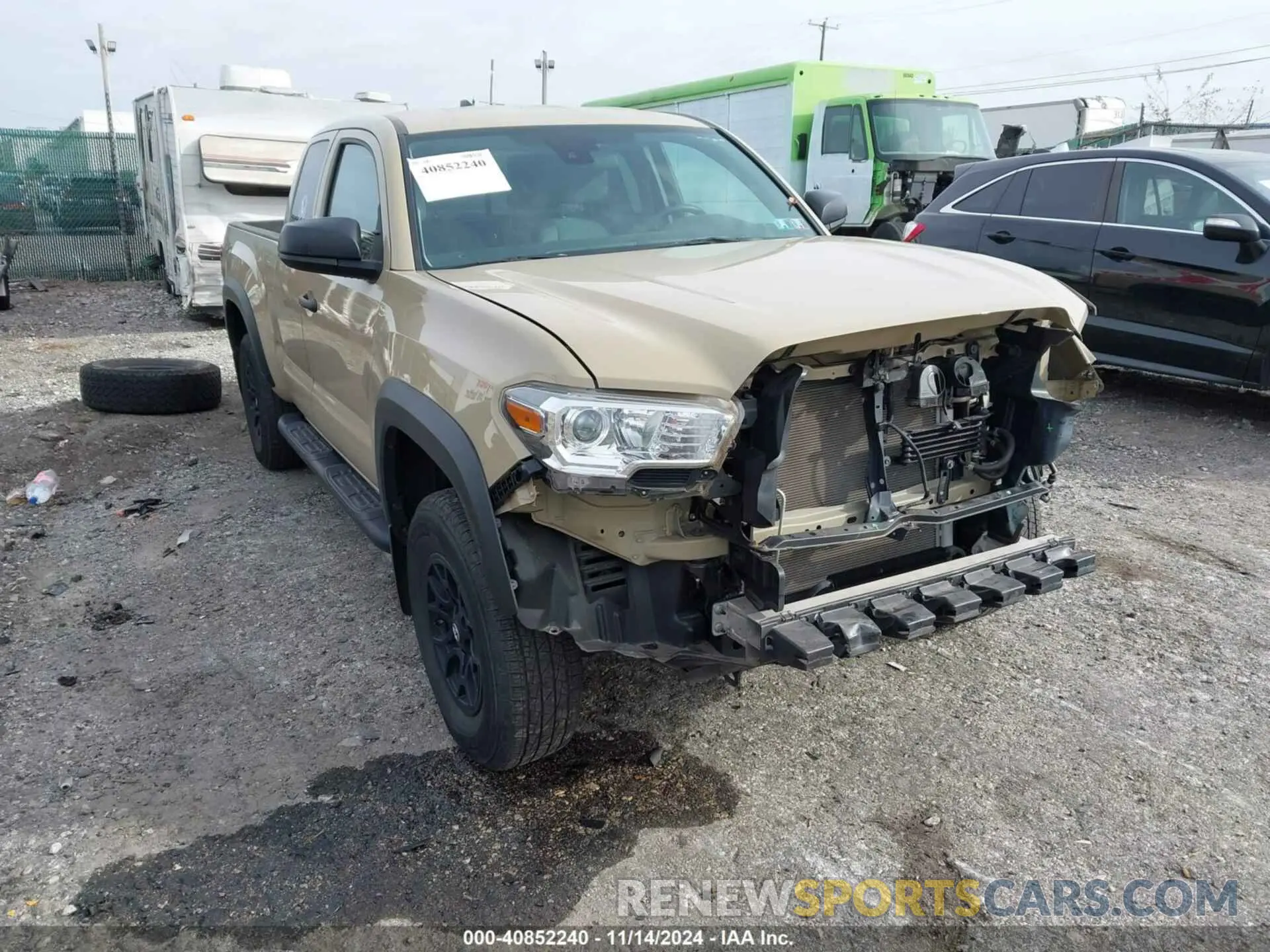 1 Photograph of a damaged car 5TFSZ5AN3KX184656 TOYOTA TACOMA 2019