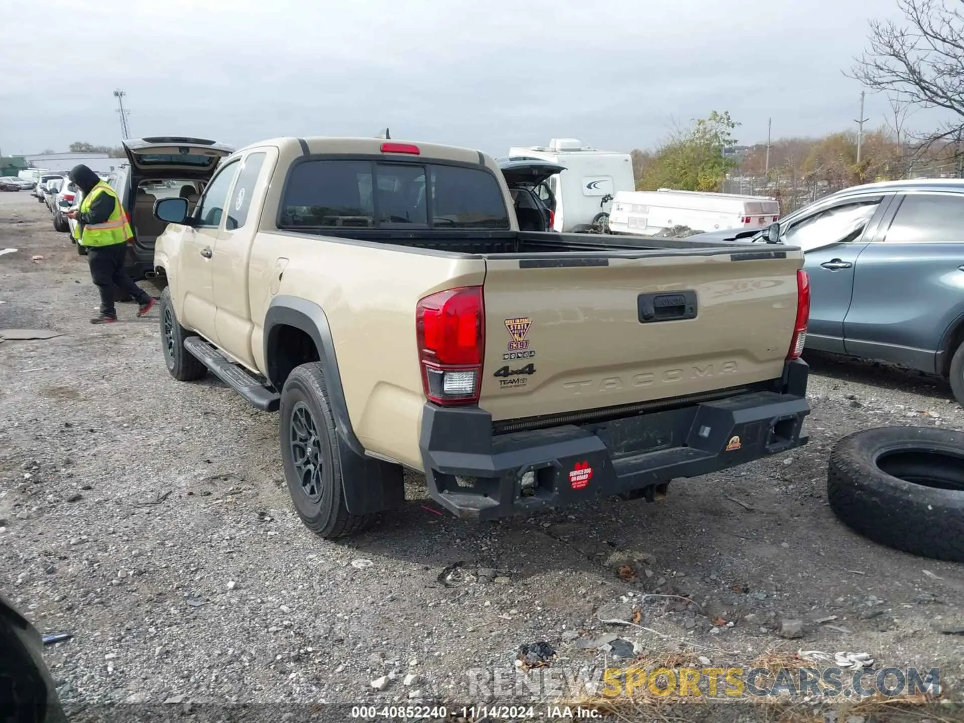 3 Photograph of a damaged car 5TFSZ5AN3KX184656 TOYOTA TACOMA 2019