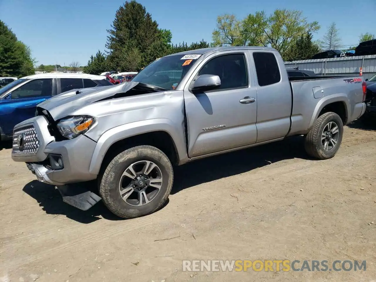 1 Photograph of a damaged car 5TFSZ5AN3KX205733 TOYOTA TACOMA 2019