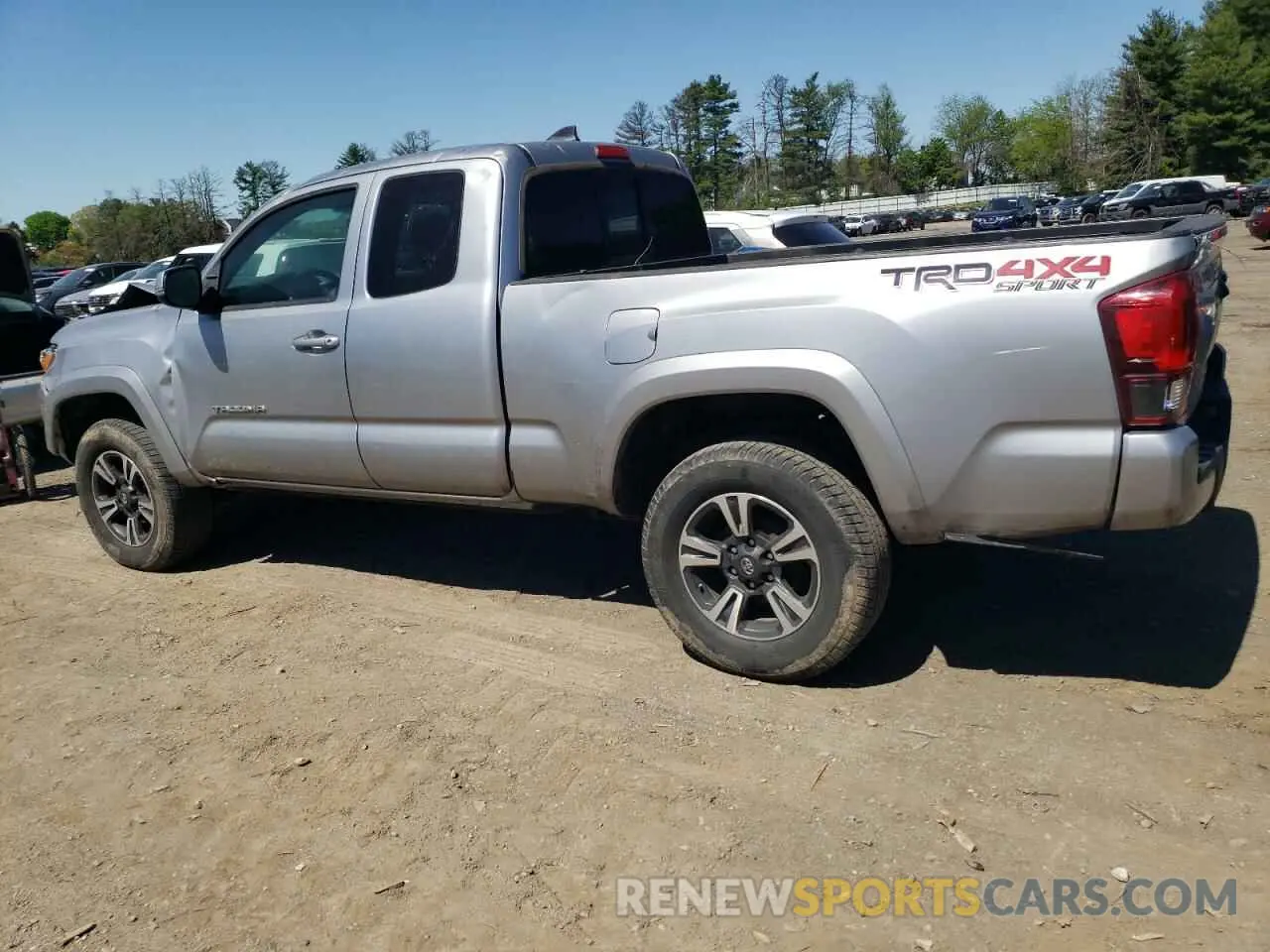2 Photograph of a damaged car 5TFSZ5AN3KX205733 TOYOTA TACOMA 2019