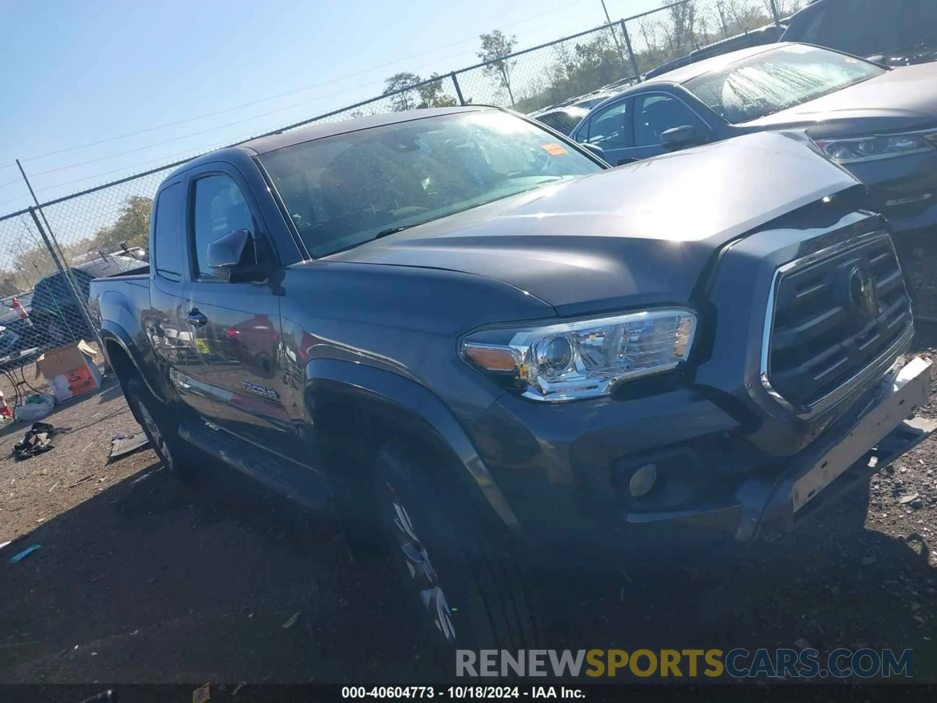 1 Photograph of a damaged car 5TFSZ5AN4KX166439 TOYOTA TACOMA 2019