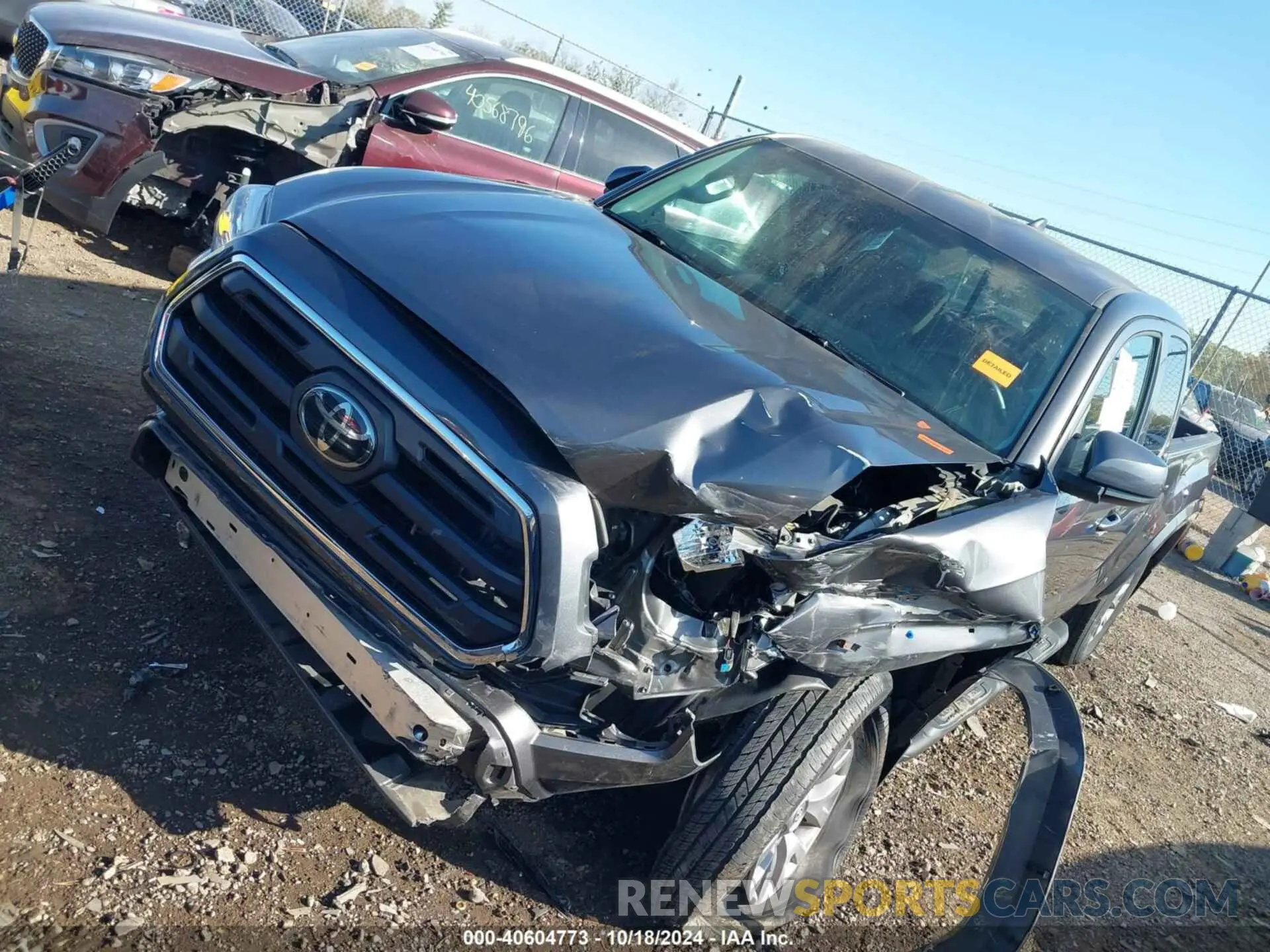 2 Photograph of a damaged car 5TFSZ5AN4KX166439 TOYOTA TACOMA 2019