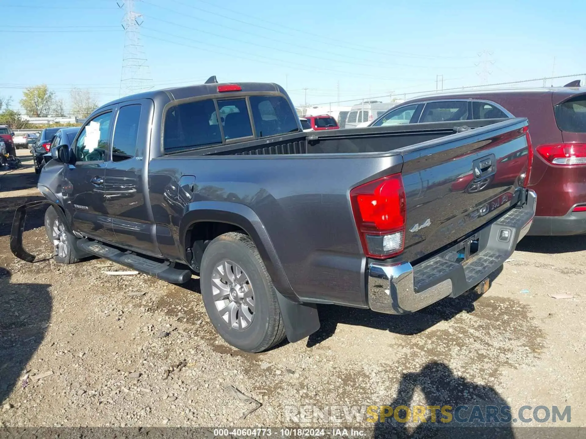3 Photograph of a damaged car 5TFSZ5AN4KX166439 TOYOTA TACOMA 2019