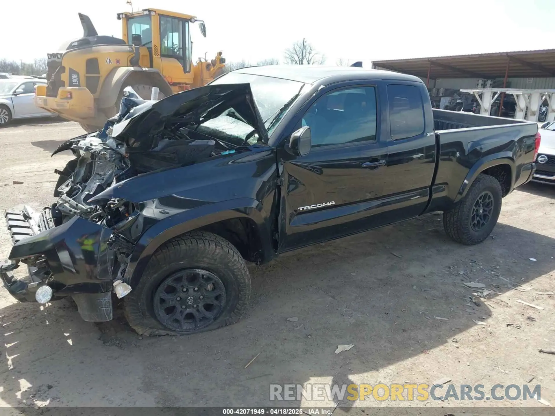 2 Photograph of a damaged car 5TFSZ5AN4KX185590 TOYOTA TACOMA 2019