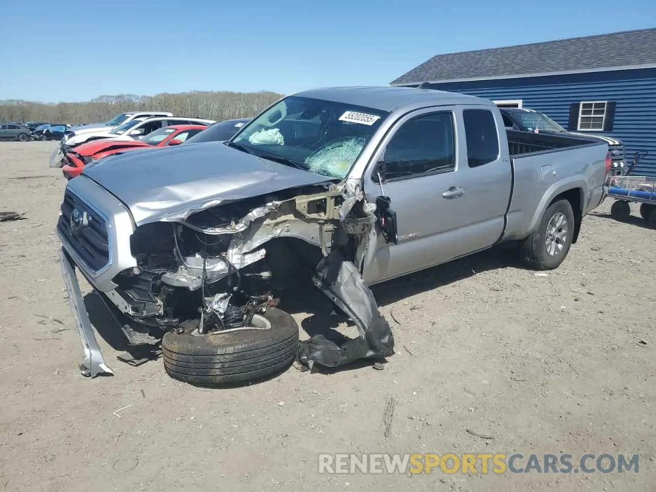 1 Photograph of a damaged car 5TFSZ5AN5KX202901 TOYOTA TACOMA 2019