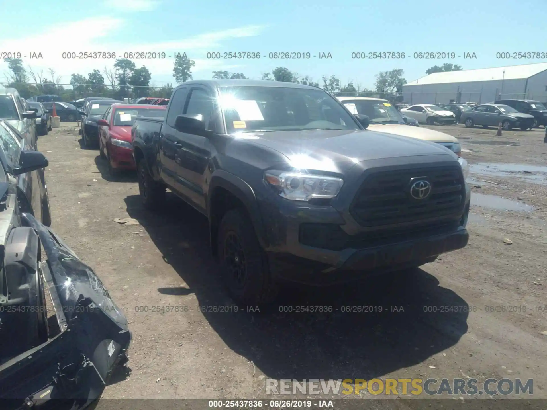 1 Photograph of a damaged car 5TFSZ5AN6KX180729 TOYOTA TACOMA 2019