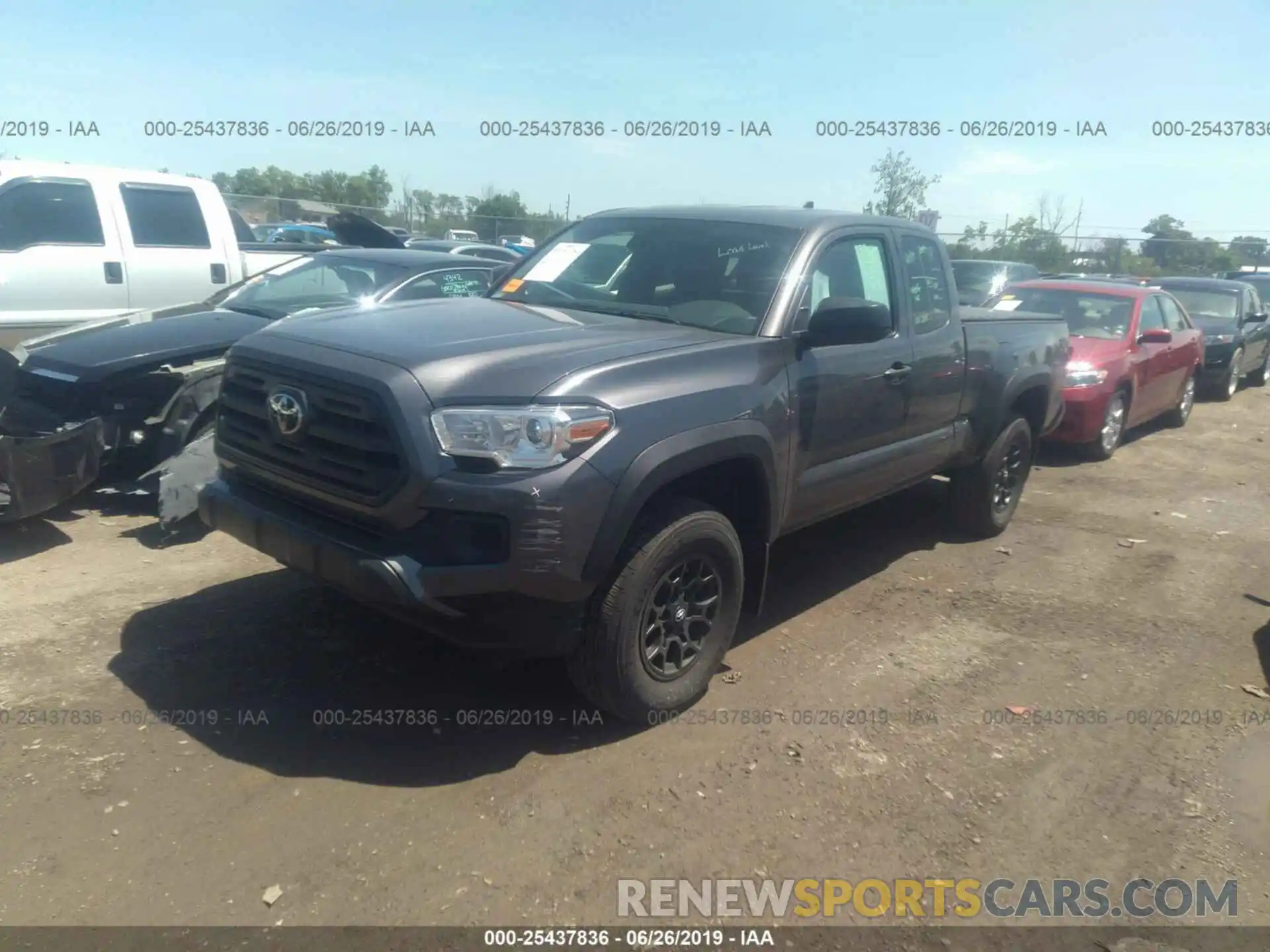 2 Photograph of a damaged car 5TFSZ5AN6KX180729 TOYOTA TACOMA 2019