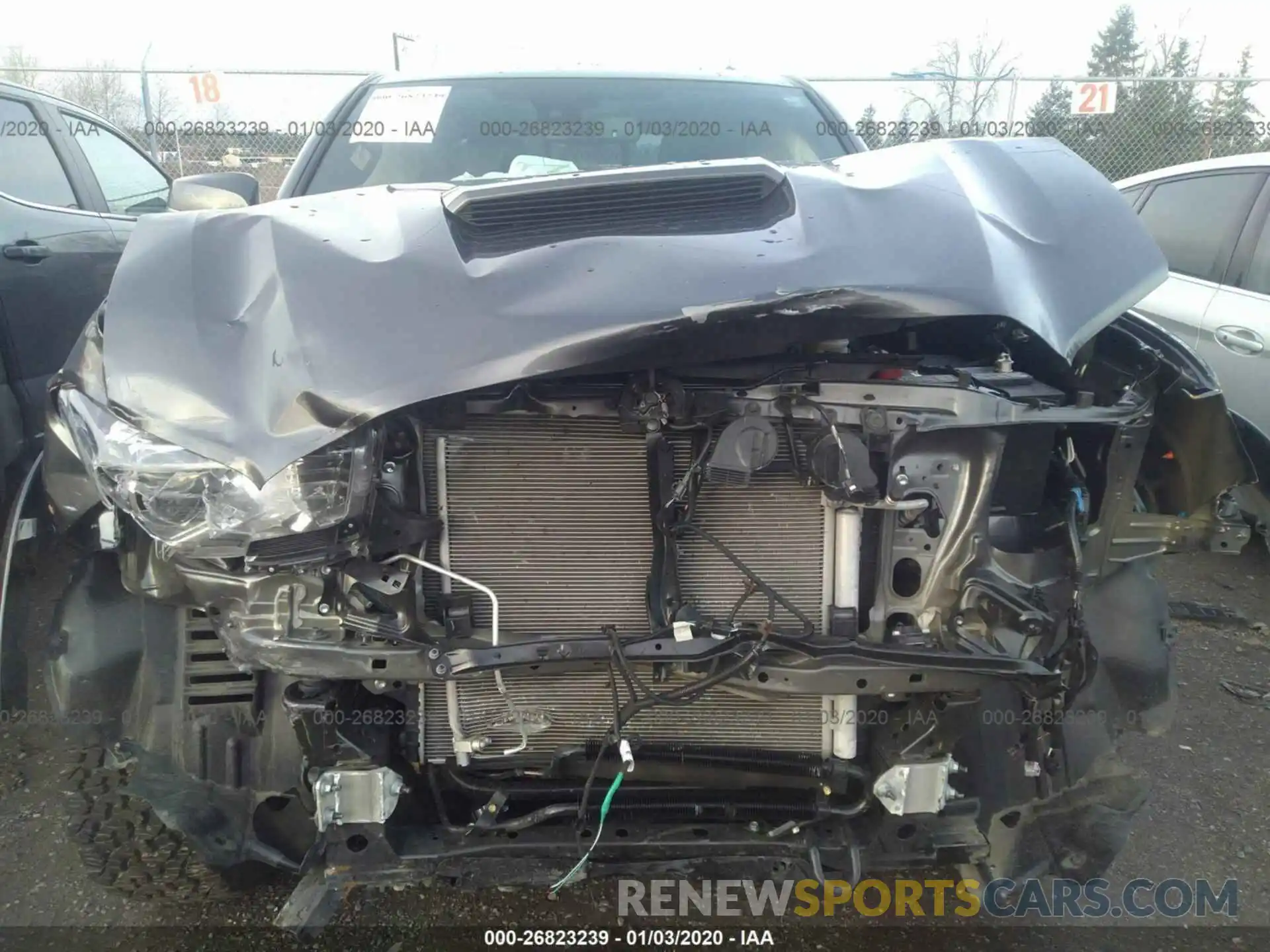 6 Photograph of a damaged car 5TFSZ5AN6KX193142 TOYOTA TACOMA 2019