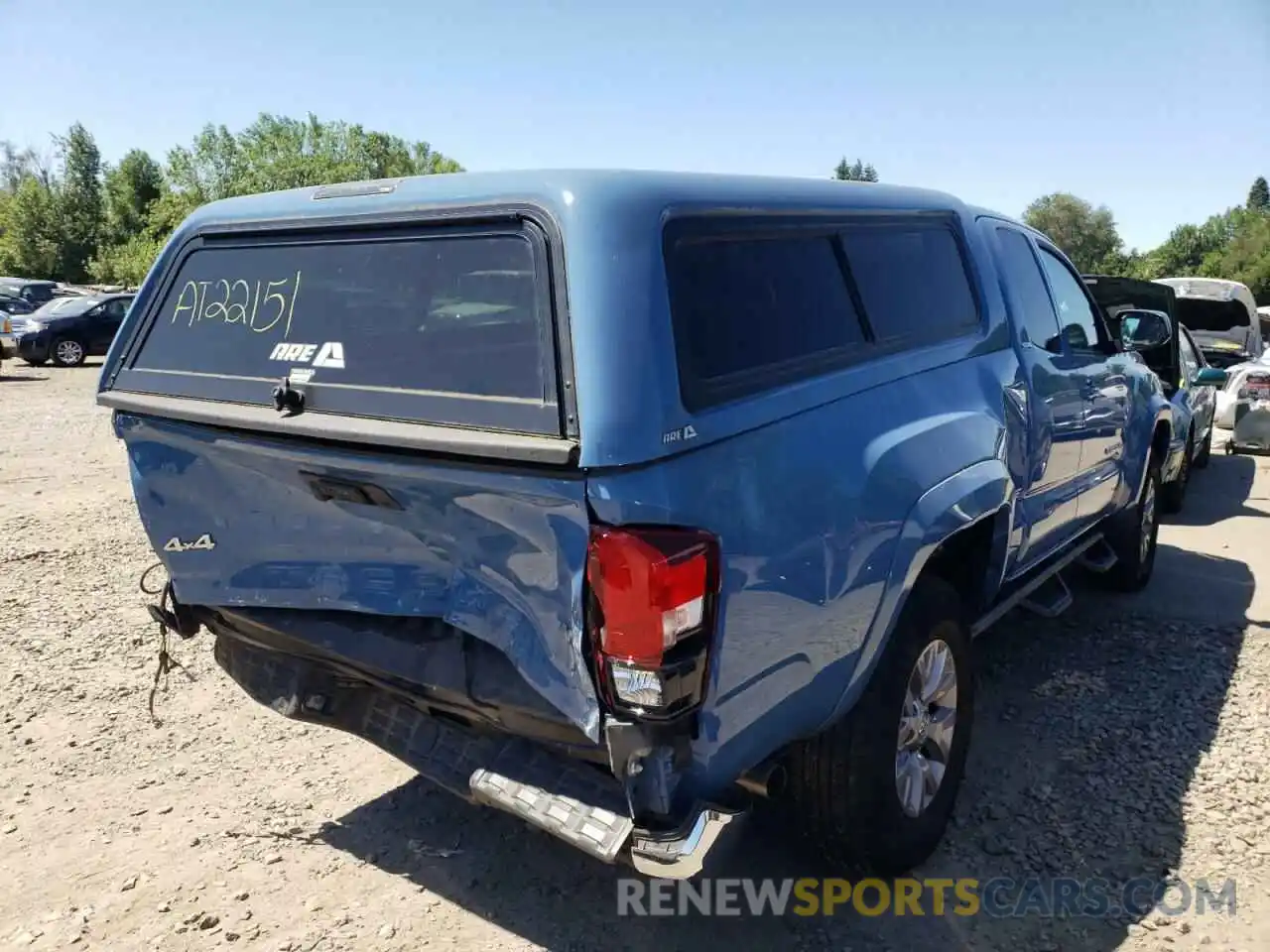 4 Photograph of a damaged car 5TFSZ5AN6KX194971 TOYOTA TACOMA 2019