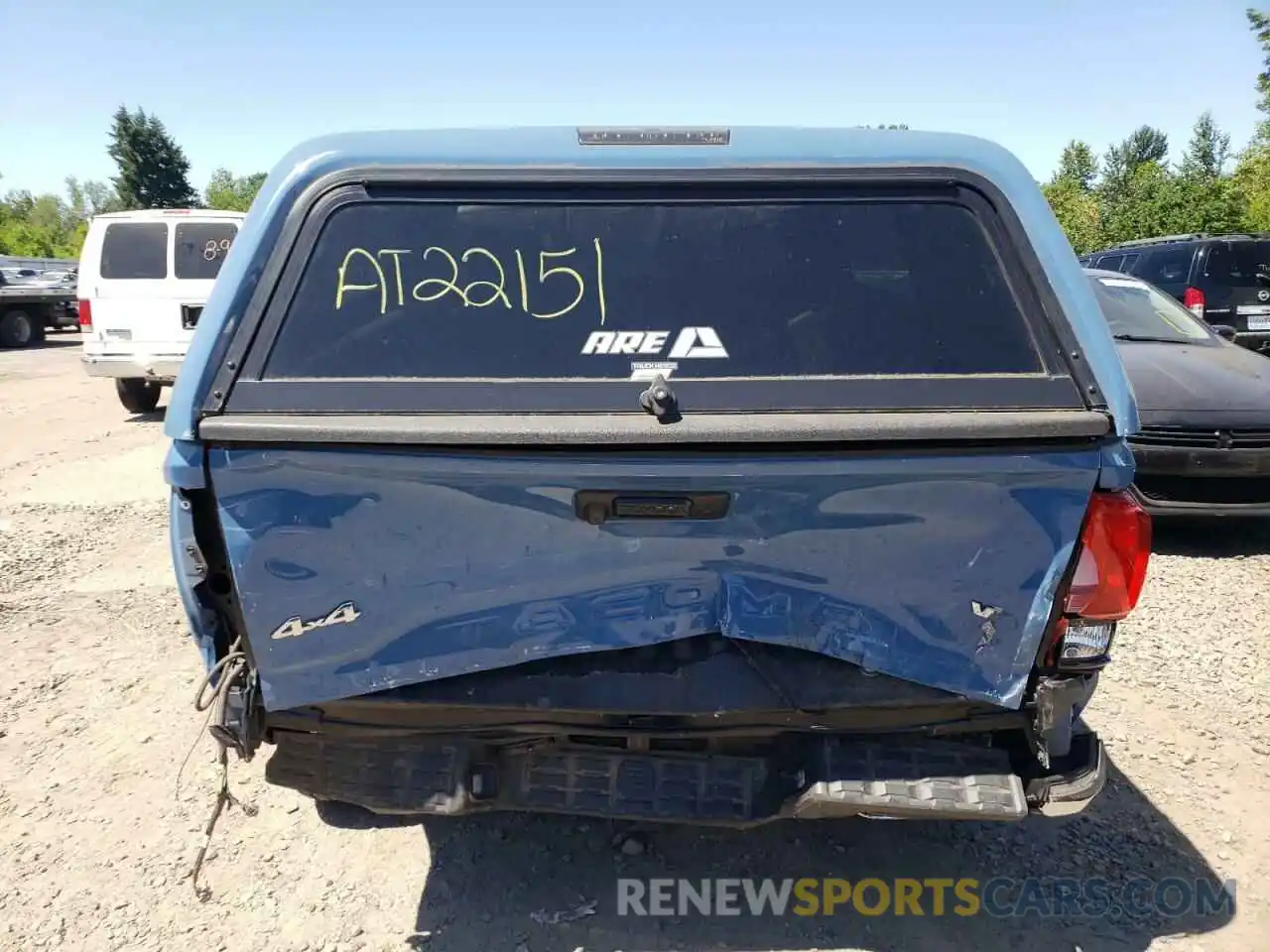 9 Photograph of a damaged car 5TFSZ5AN6KX194971 TOYOTA TACOMA 2019