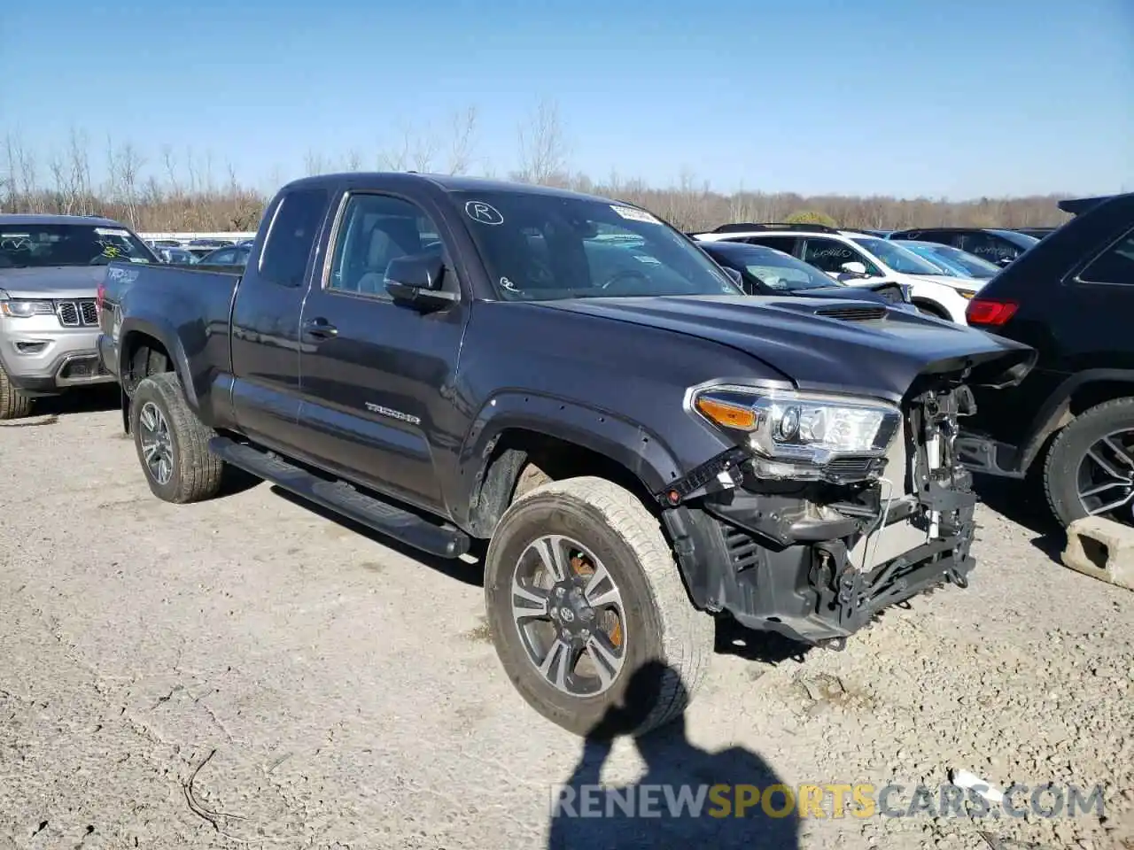 1 Photograph of a damaged car 5TFSZ5AN7KX206092 TOYOTA TACOMA 2019