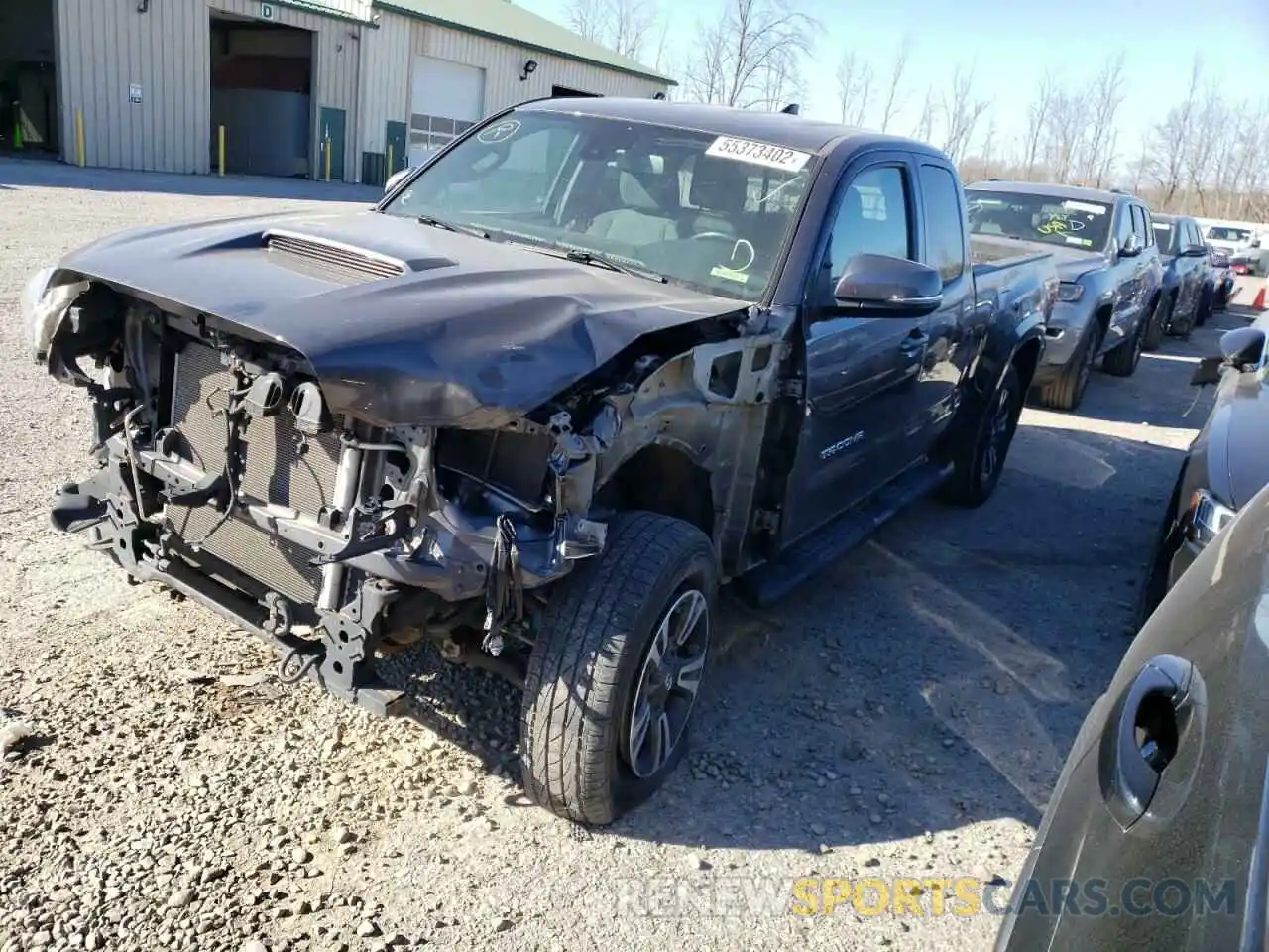 2 Photograph of a damaged car 5TFSZ5AN7KX206092 TOYOTA TACOMA 2019