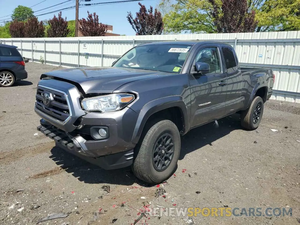 1 Photograph of a damaged car 5TFSZ5AN8KX209180 TOYOTA TACOMA 2019